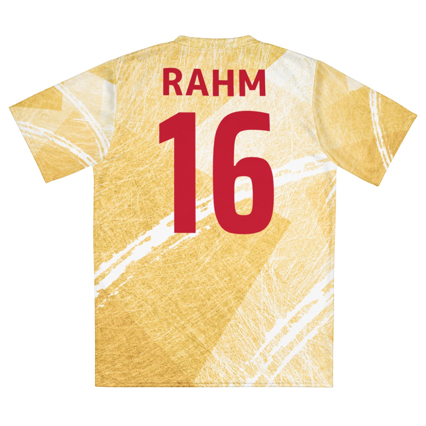 Unisex Golf Jersey – Jon Rahm #16 – Flag of Spain (Back Number Only)