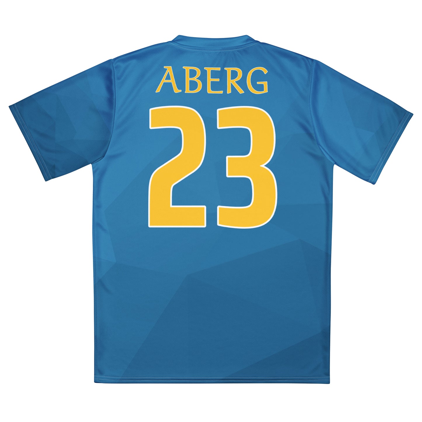 Unisex Golf Jersey – Ludvig Aberg #23 – Flag of Sweden