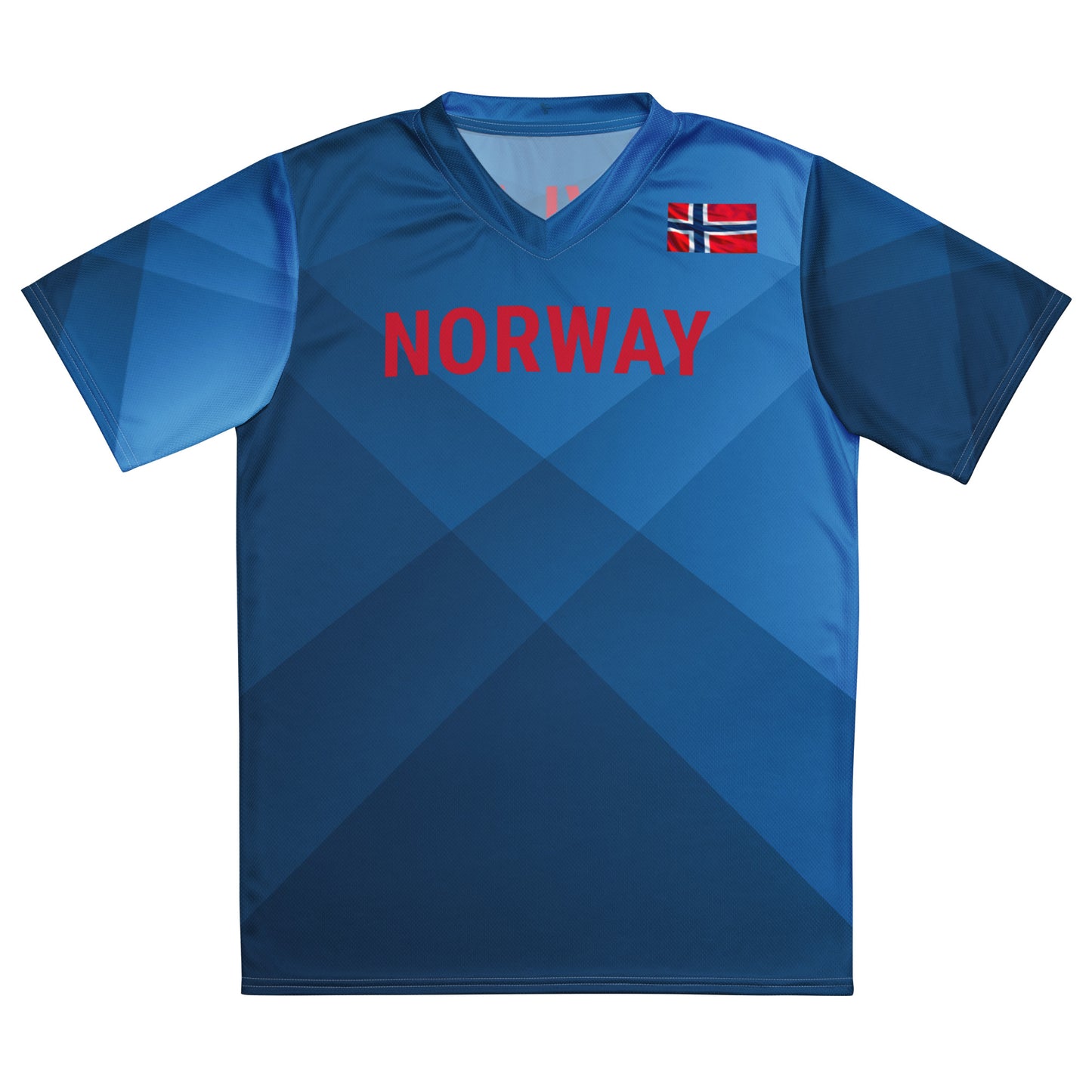 Unisex Golf Jersey – Viktor Hovland #19 – Flag of Norway (Back Number Only)