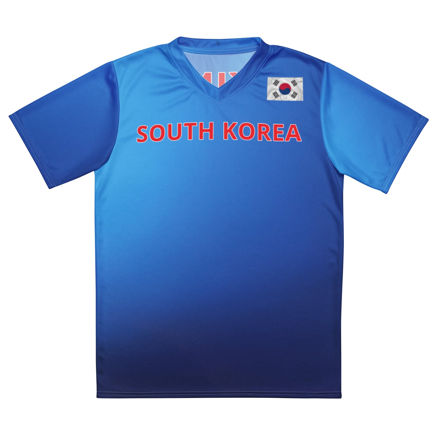 Unisex Golf Jersey – Si Woo Kim #12 – Flag of South Korea (Back Number Only) – White Outline