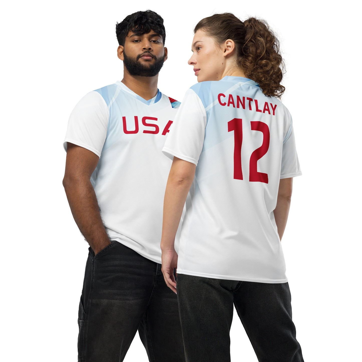 Unisex Golf Jersey – Patrick Cantlay #12 (Back Number Only) – Smaller Number - USA