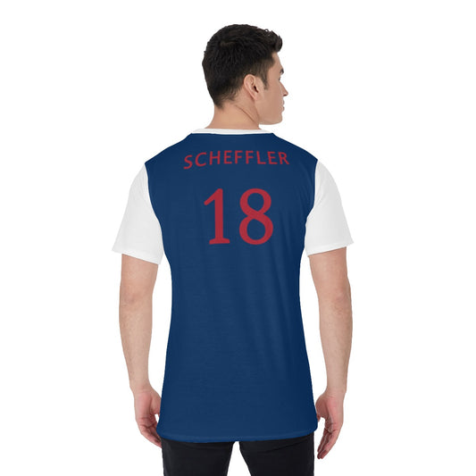 Men's Customized Golf Jersey - Scottie Scheffler #18