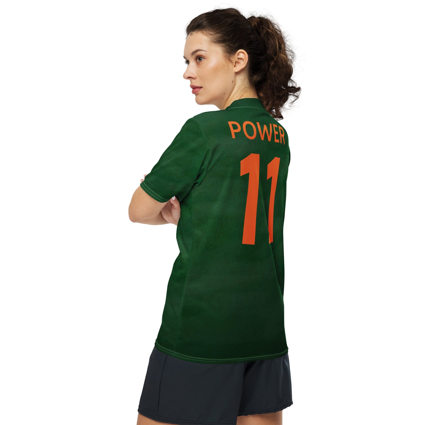 Unisex Golf Jersey – Seamus Power #11  - Flag of Ireland