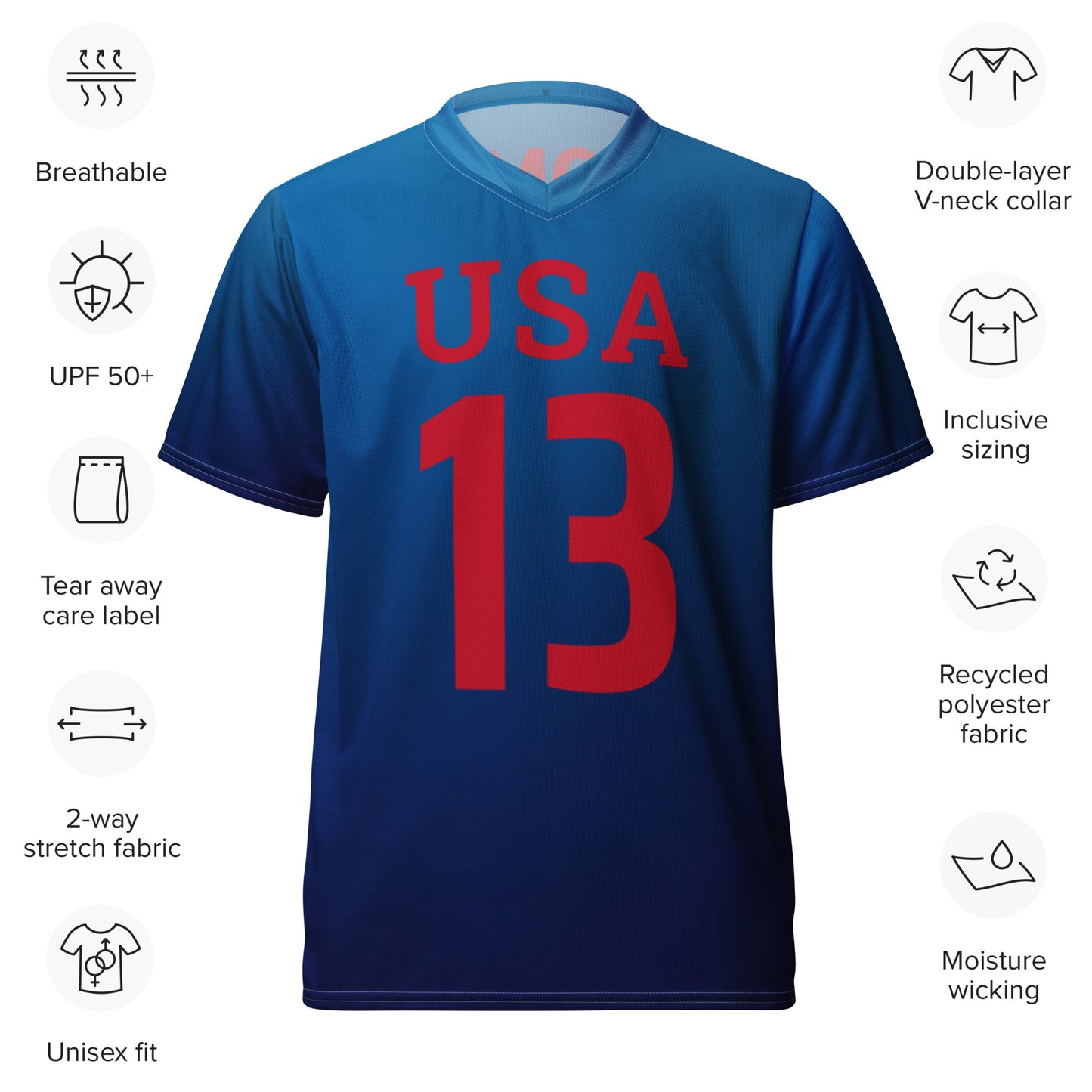 Unisex Golf Jersey – Justin Thomas #13