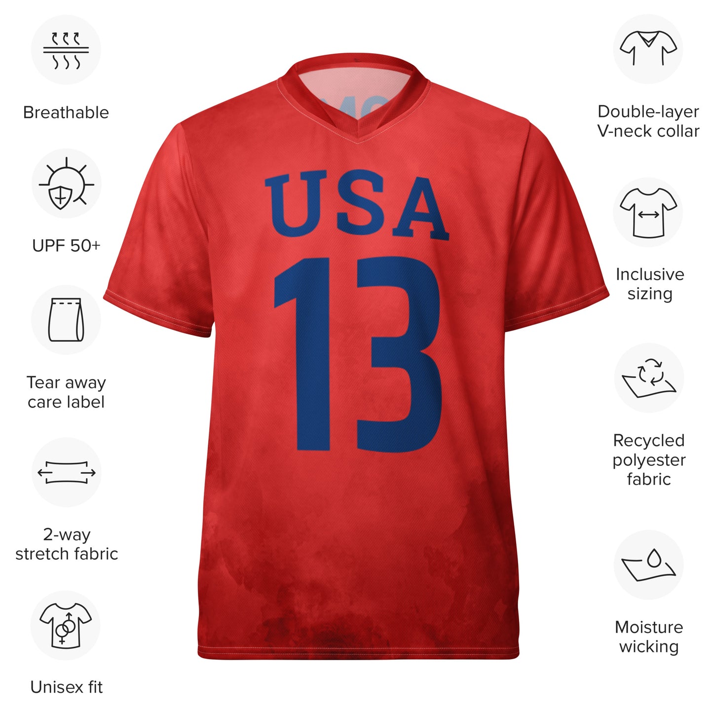 Unisex Golf Jersey – Justin Thomas #13