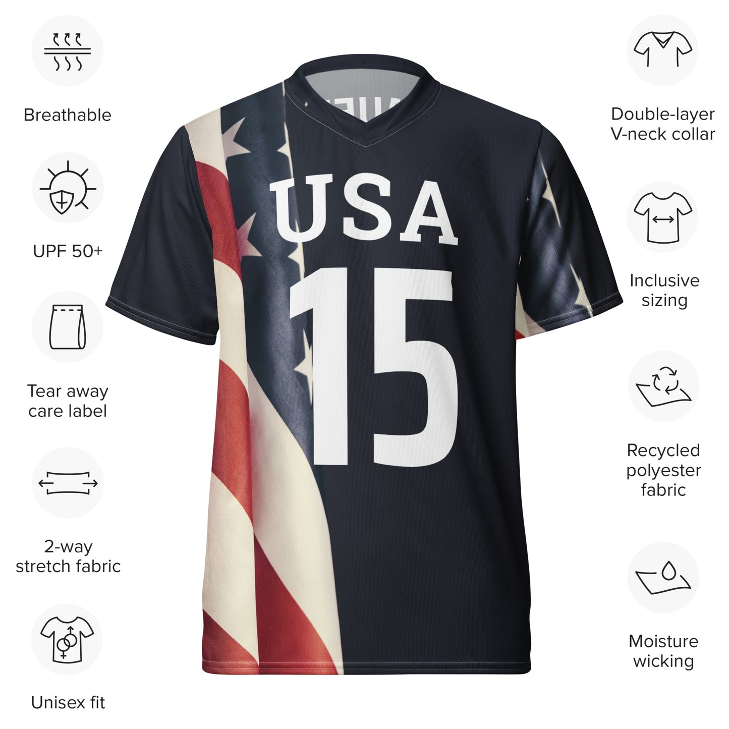 Unisex Golf Jersey – Xander Schauffele #15