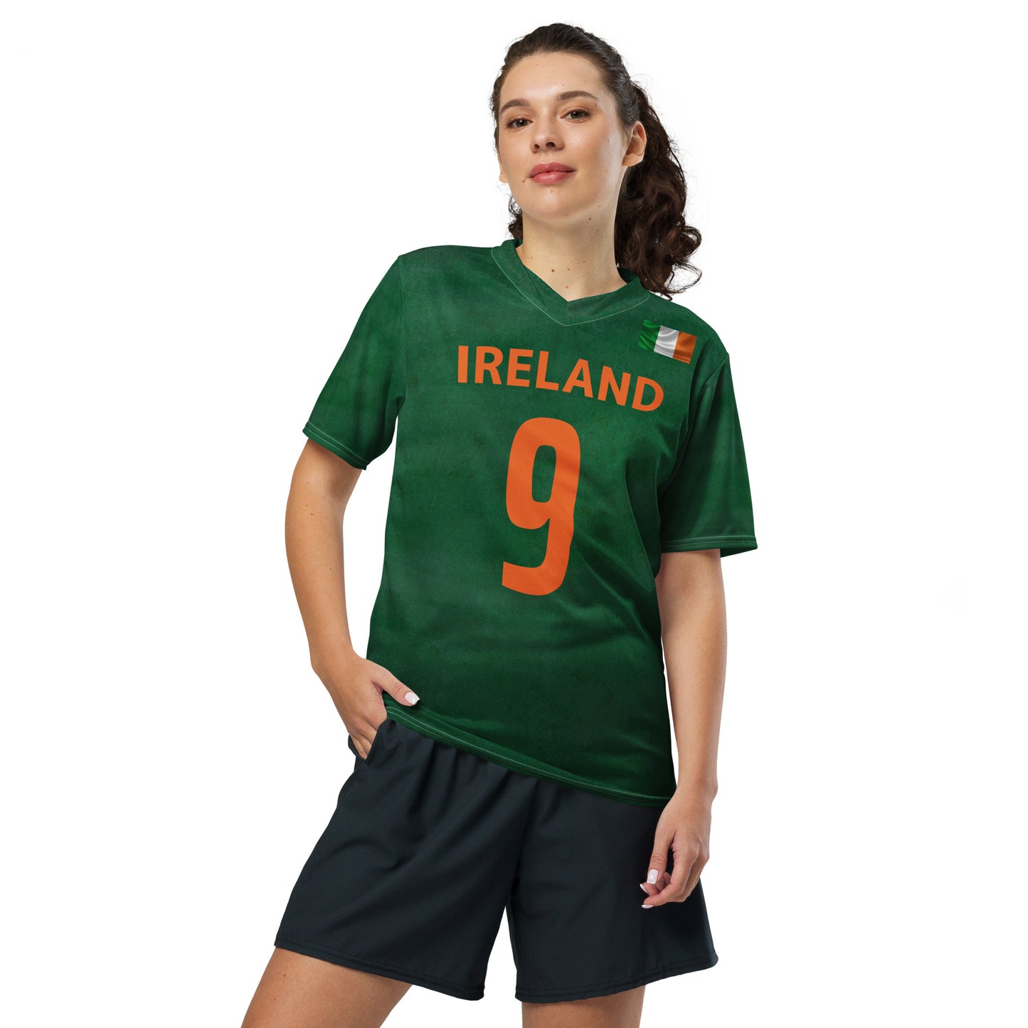 Unisex Golf Jersey – Shane Lowry #9 - Flag of Ireland