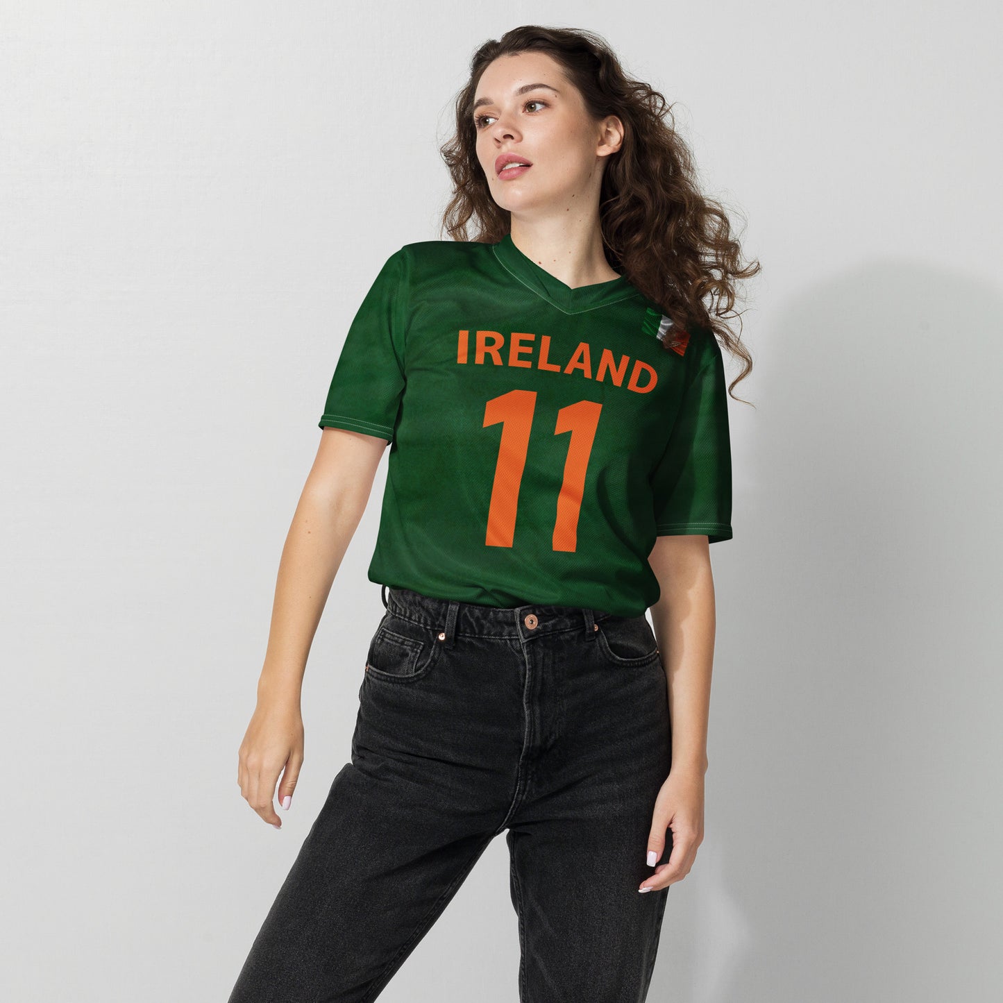 Unisex Golf Jersey – Seamus Power #11  - Flag of Ireland