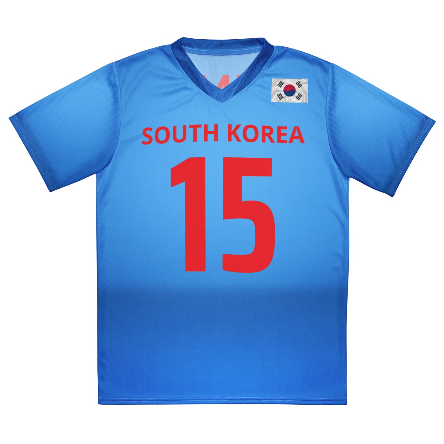 Unisex Golf Jersey – Sungjae Im #15 – Flag of South Korea